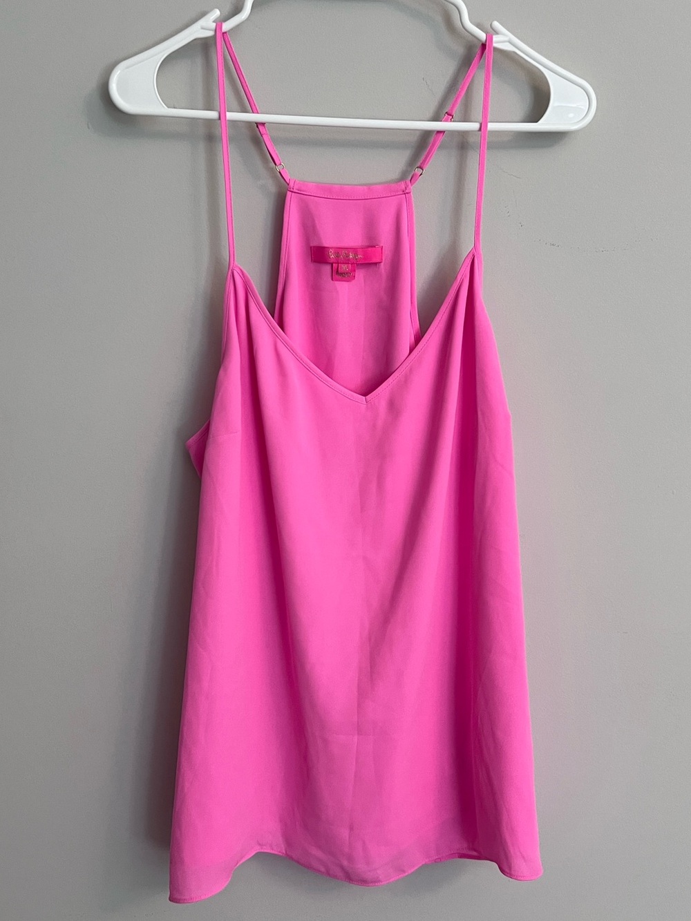 Lilly Pulitzer Hot Pink Spaghetti Strap Cami Top